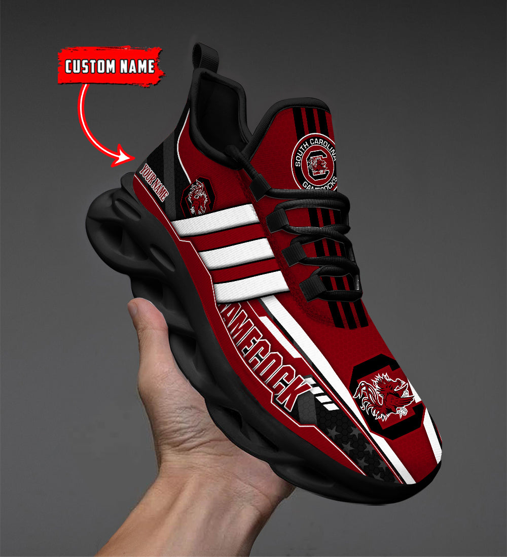 Ideafootwear South Carolina Gamecocks Max Soul Shoes Sneakers For Men And Women