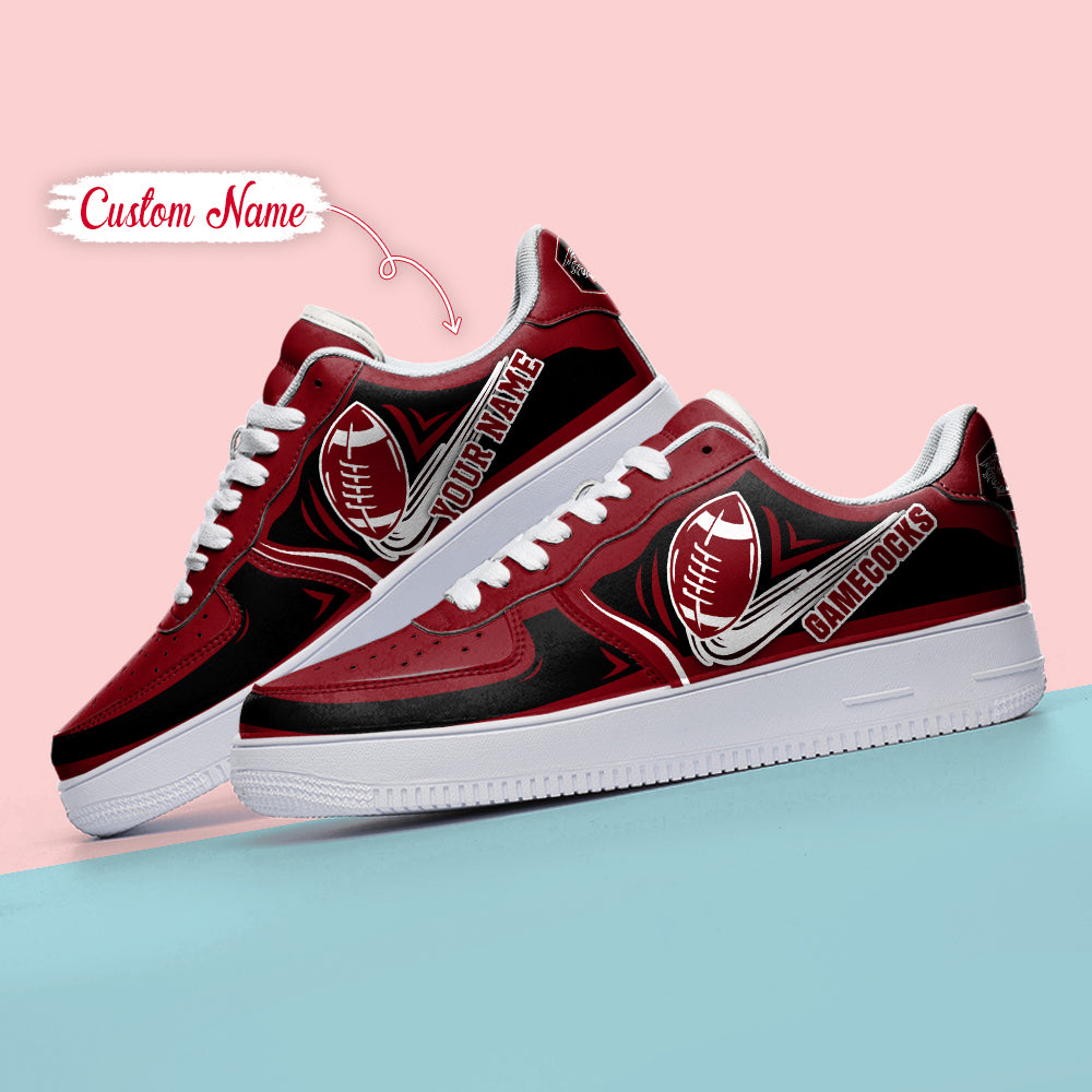 Ideafootwear South Carolina Gamecocks NCAA Air Low-Top Sneakers Shoes For Men And Women