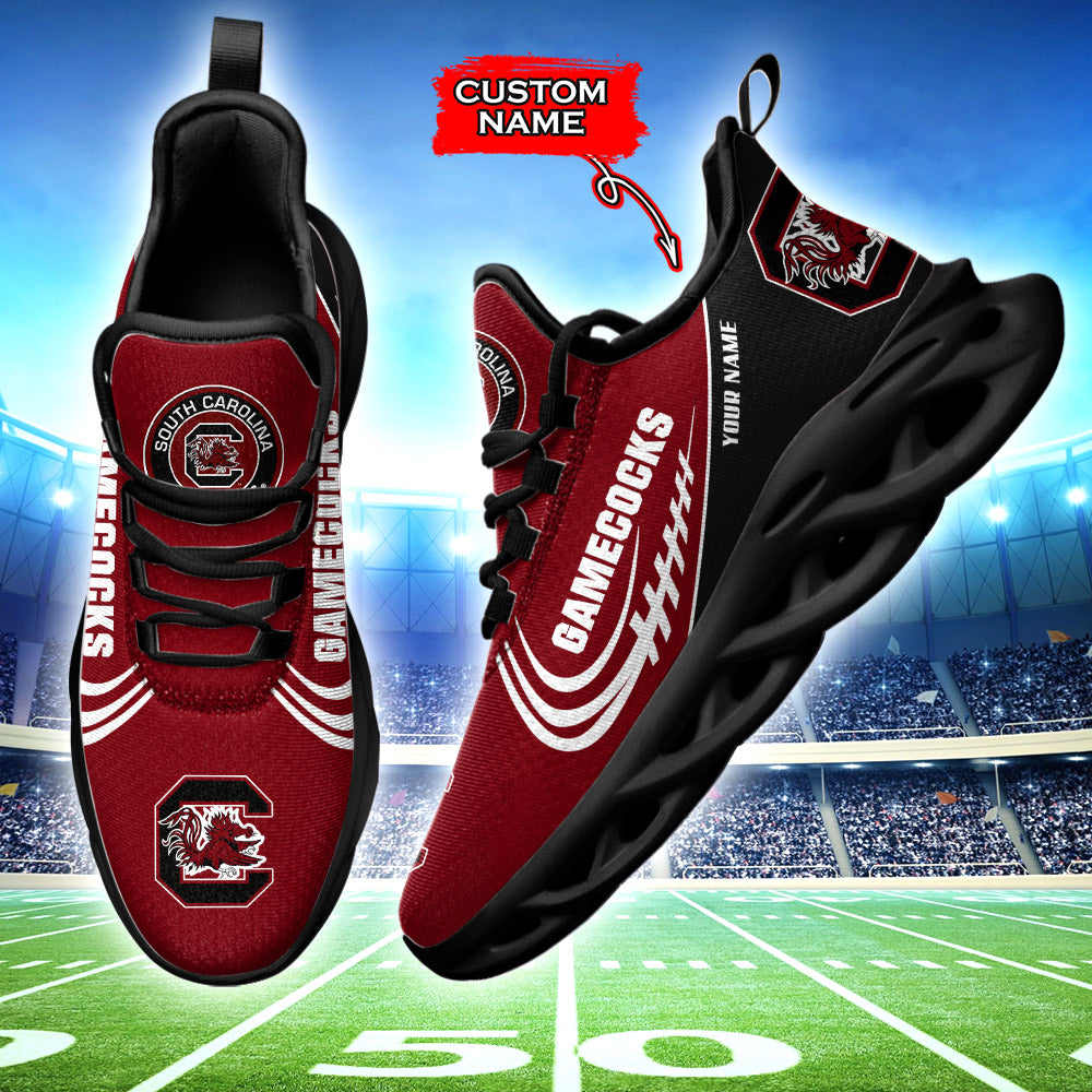 Ideafootwear South Carolina Gamecocks NCAA Max Soul Shoes Sneakers For Men And Women