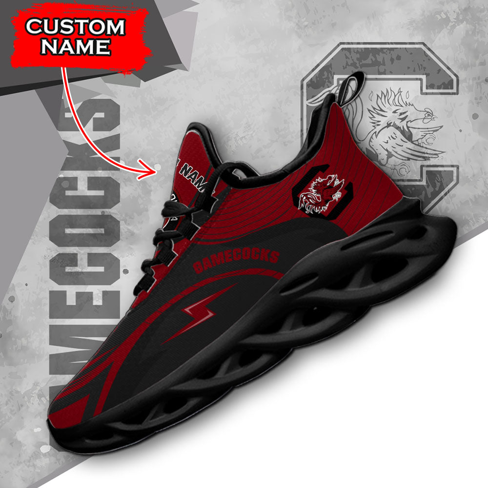 Ideafootwear South Carolina Gamecocks NCAA Max Soul Shoes Sneakers For Men And Women