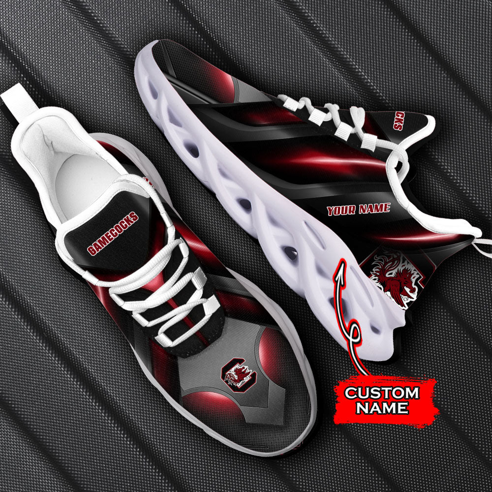Ideafootwear South Carolina Gamecocks NCAA Max Soul Shoes Sneakers For Men And Women