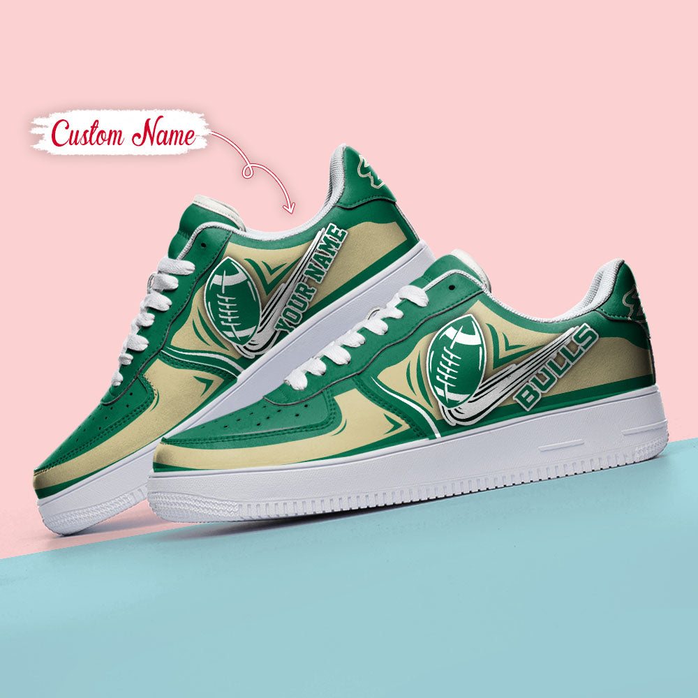 Ideafootwear South Florida Bulls NCAA Air Low-Top Sneakers Shoes For Men And Women