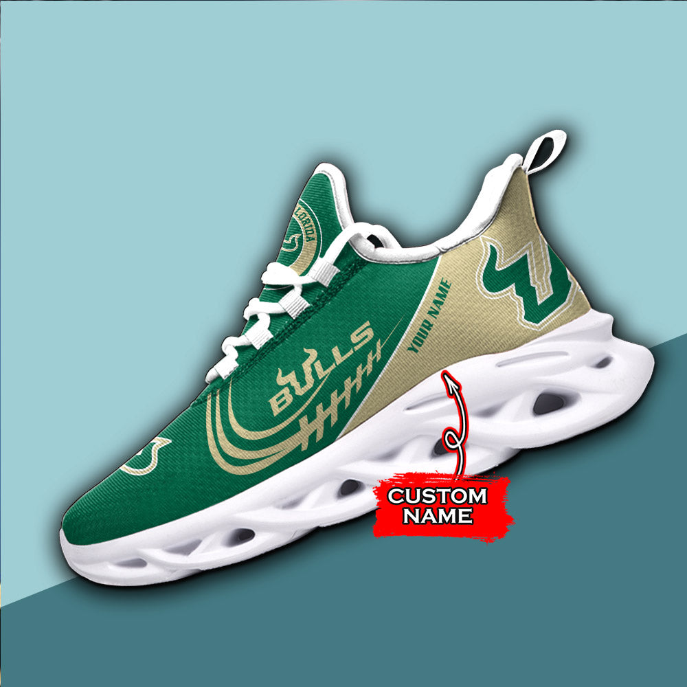 Ideafootwear South Florida Bulls NCAA Max Soul Shoes Sneakers For Men And Women