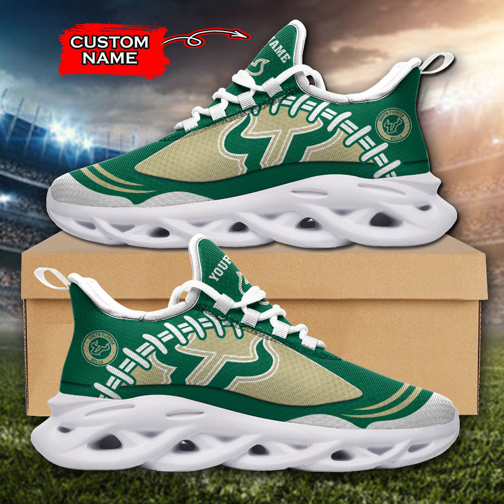Ideafootwear South Florida Bulls NCAA Max Soul Shoes Sneakers For Men And Women