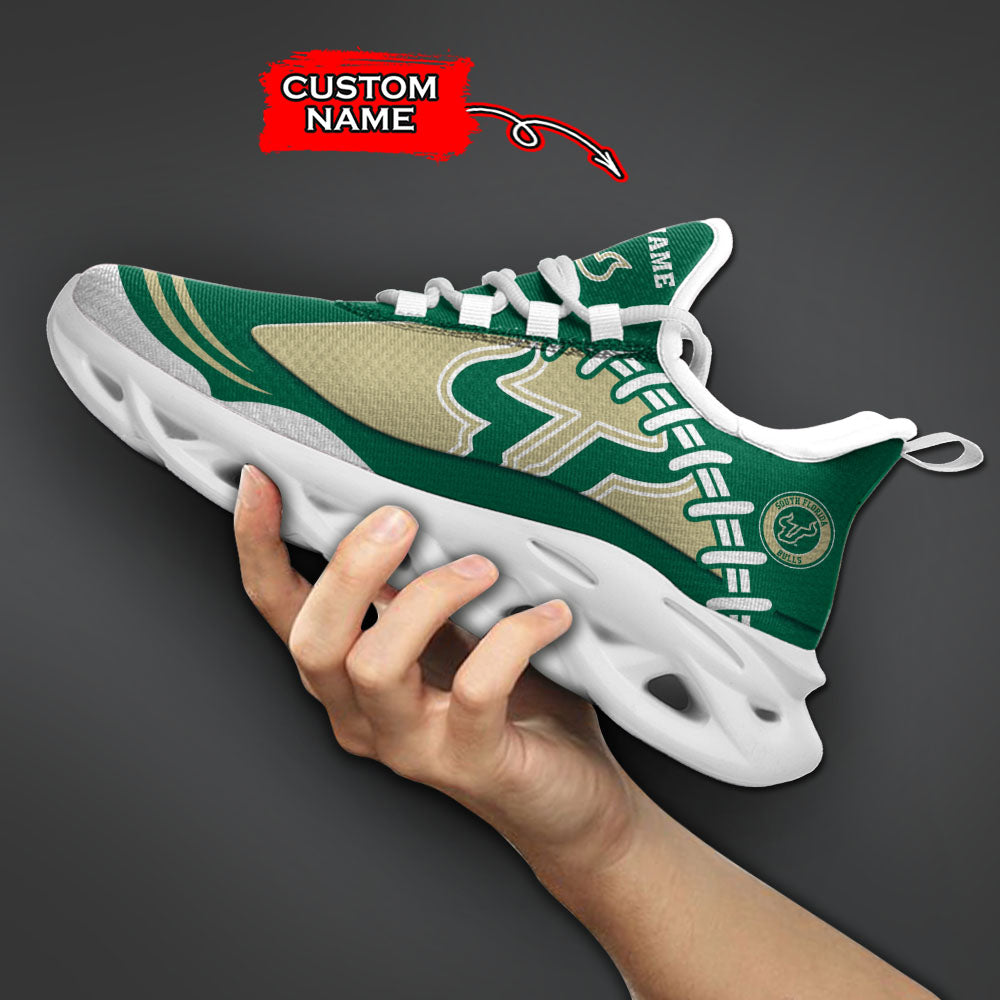 Ideafootwear South Florida Bulls NCAA Max Soul Shoes Sneakers For Men And Women