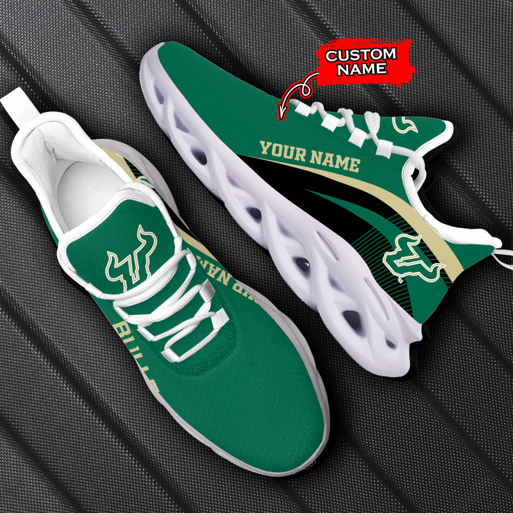 Ideafootwear South Florida Bulls NCAA Max Soul Shoes Sneakers For Men And Women