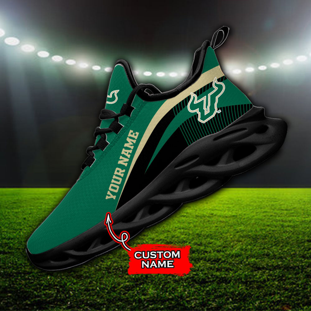 Ideafootwear South Florida Bulls NCAA Max Soul Shoes Sneakers For Men And Women