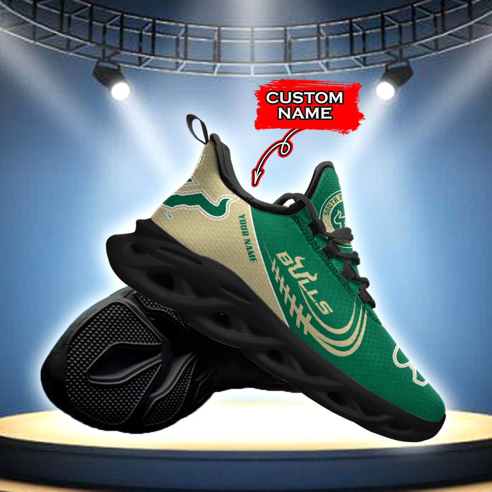 Ideafootwear South Florida Bulls NCAA Max Soul Shoes Sneakers For Men And Women