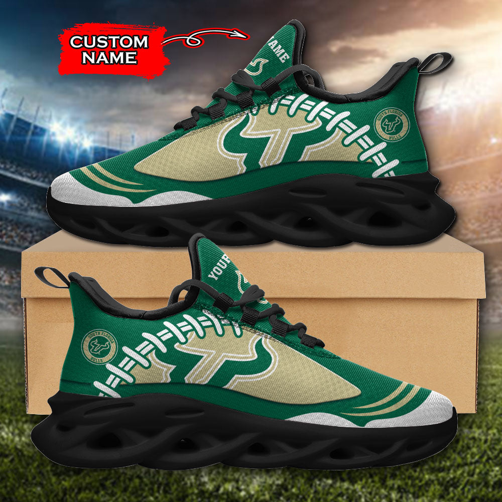 Ideafootwear South Florida Bulls NCAA Max Soul Shoes Sneakers For Men And Women