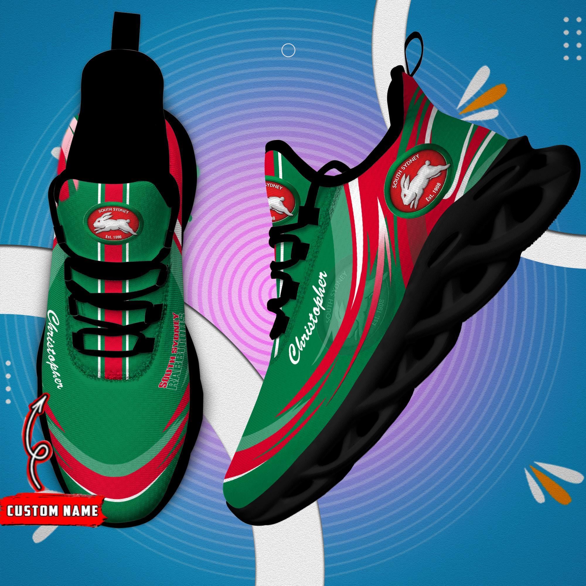 Ideafootwear South Sydney Rabbitohs Max Soul Shoes Sneakers For Men And Women