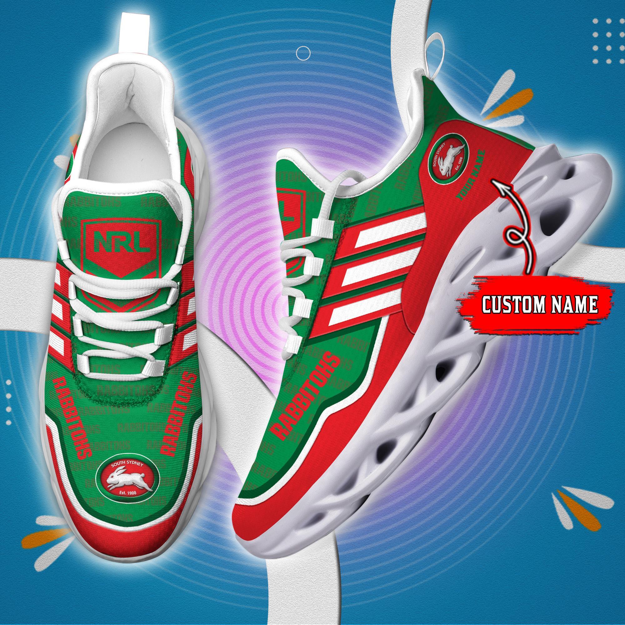 Ideafootwear South Sydney Rabbitohs Max Soul Shoes Sneakers For Men And Women