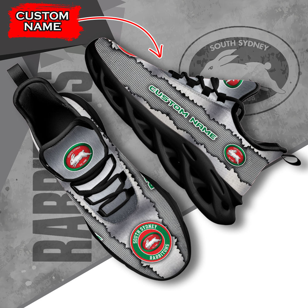 Ideafootwear South Sydney Rabbitohs NRL Max Soul Shoes Sneakers For Men And Women