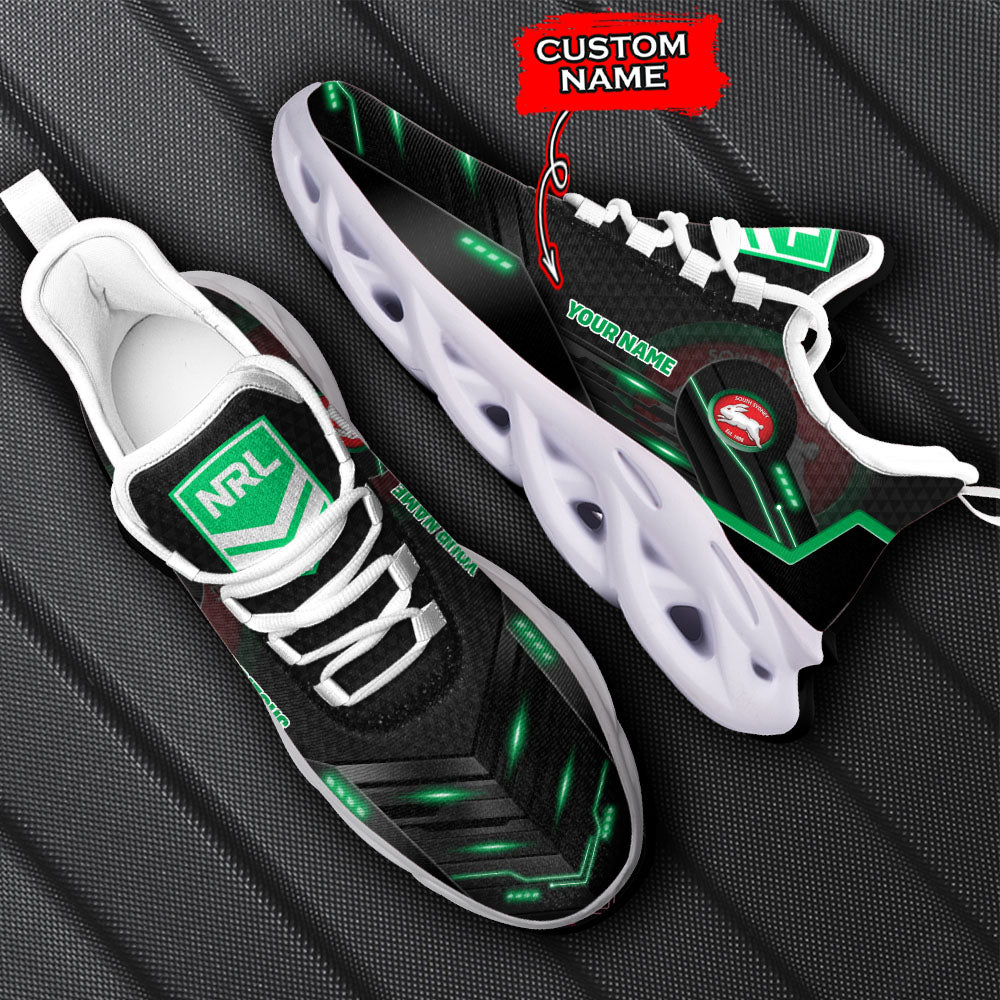 Ideafootwear South Sydney Rabbitohs NRL Max Soul Shoes Sneakers For Men And Women