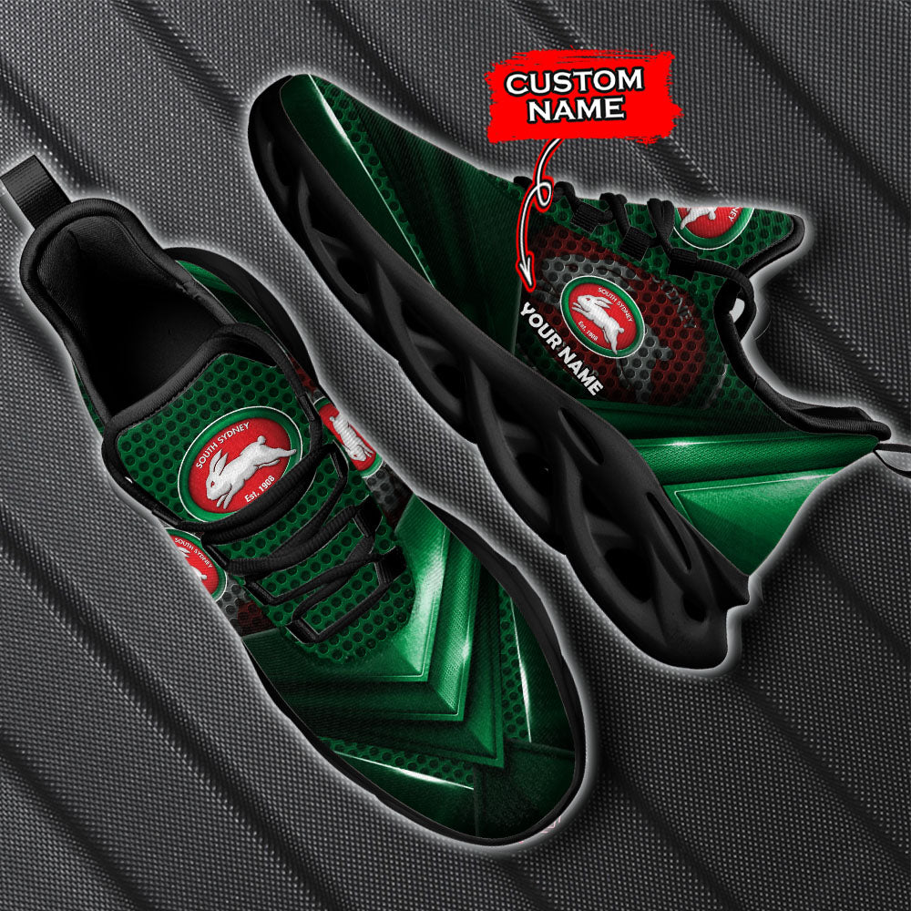 Ideafootwear South Sydney Rabbitohs NRL Max Soul Shoes Sneakers For Men And Women