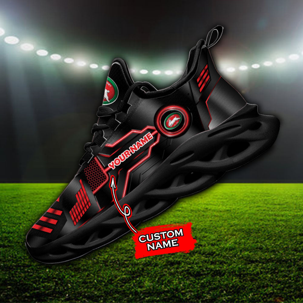 Ideafootwear South Sydney Rabbitohs NRL Max Soul Shoes Sneakers For Men And Women