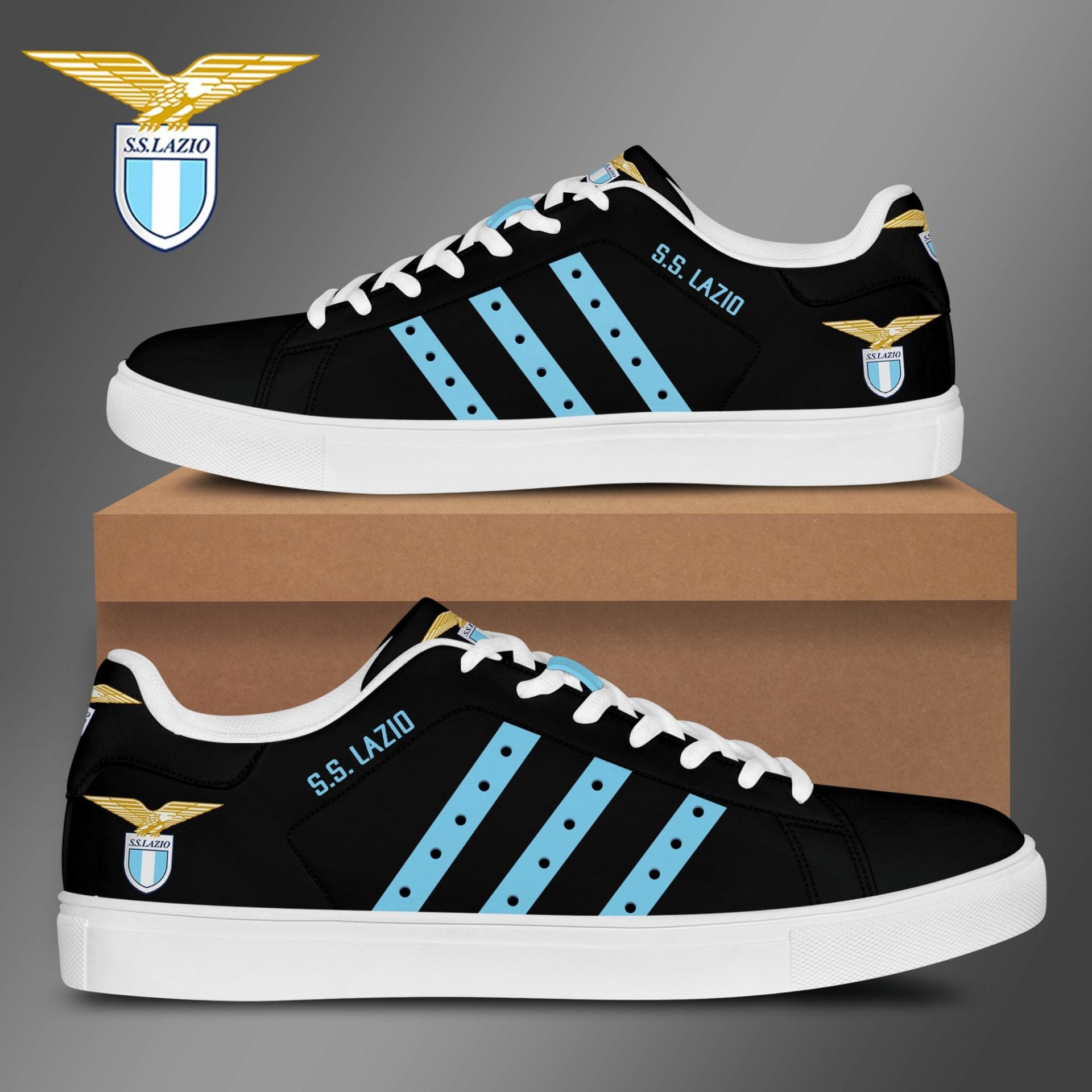 Ideafootwear SS Lazio Skate Stan Shoes Sneakes For Men And Women