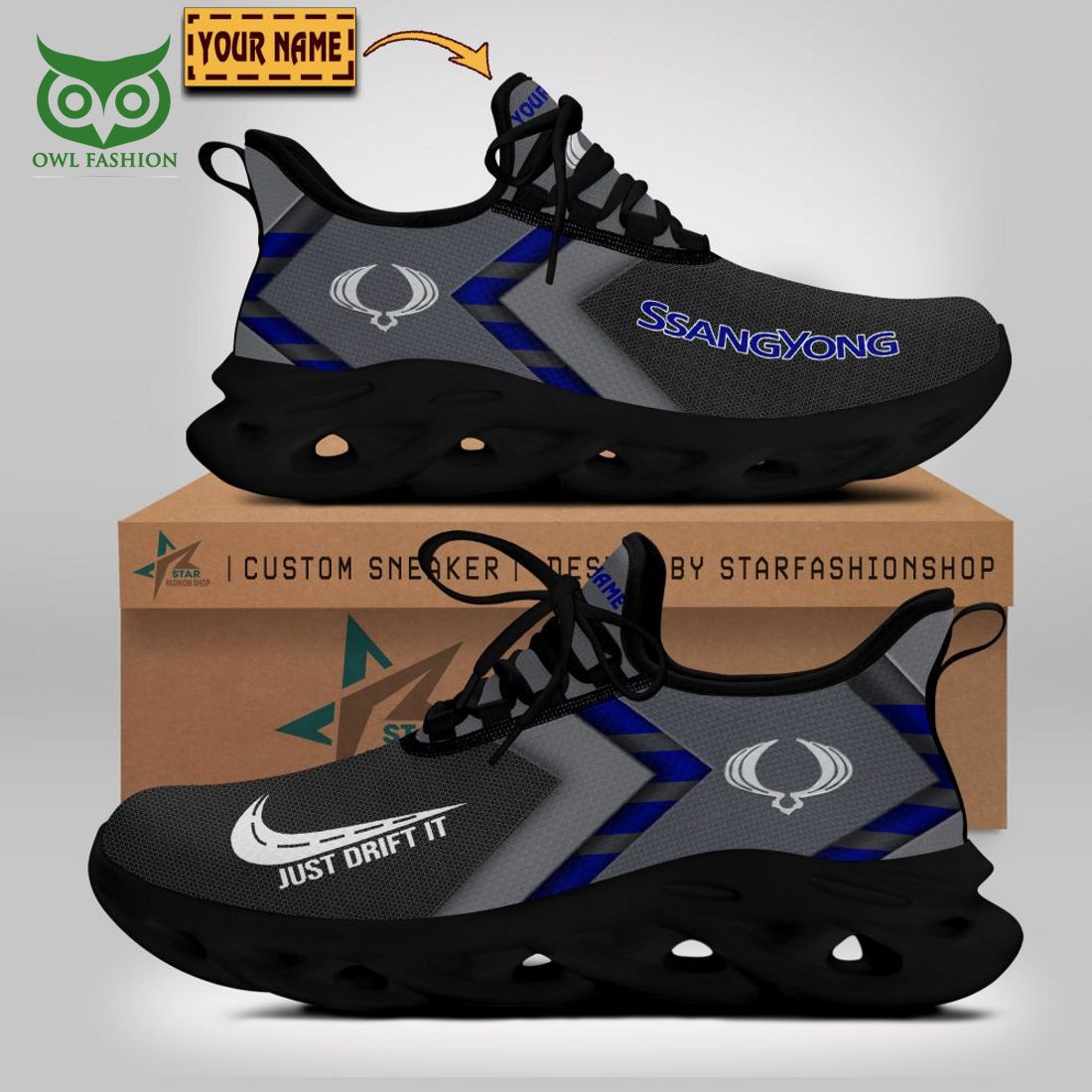 Ideafootwear SsangYong Motor Max Soul Shoes Sneakers For Men And Women