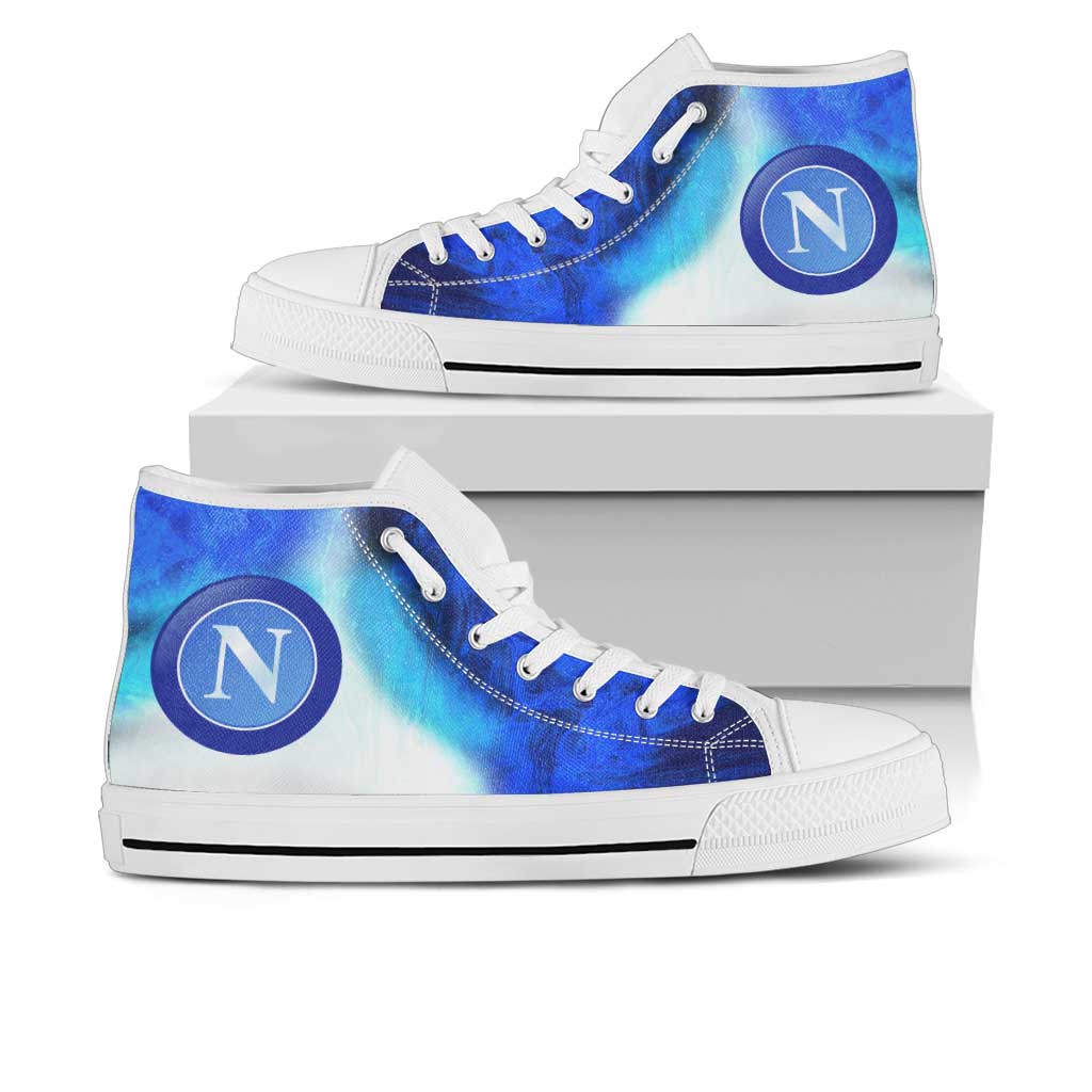 Ideafootwear SSC Napoli High Top Canvas Sneakers Shoes For Men And Women