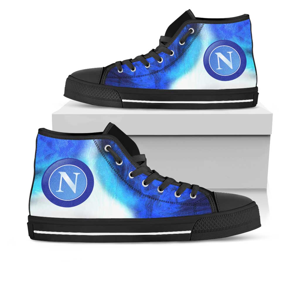 Ideafootwear SSC Napoli High Top Canvas Sneakers Shoes For Men And Women