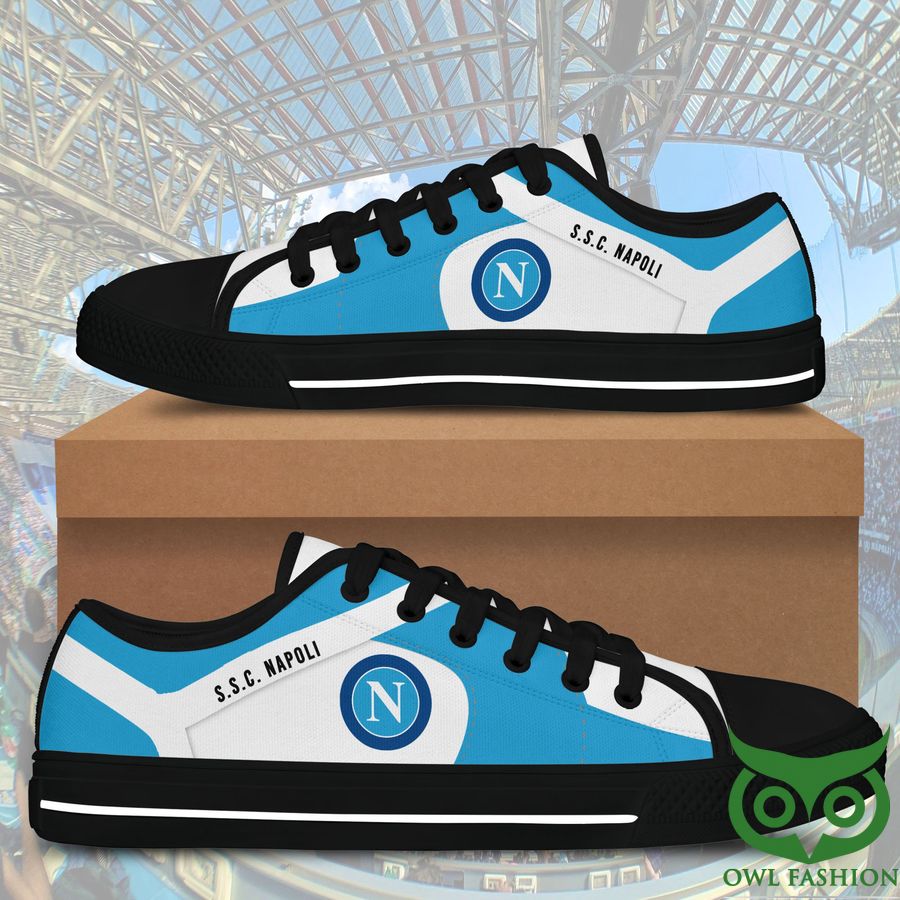 Ideafootwear SSC Napoli Low Top Canvas Sneakers Shoes For Men And Women