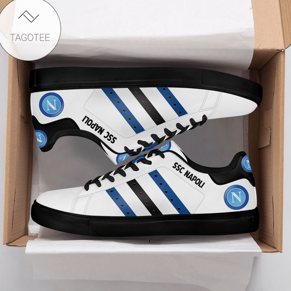 Ideafootwear SSC Napoli Skate Stan Shoes Sneakes For Men And Women