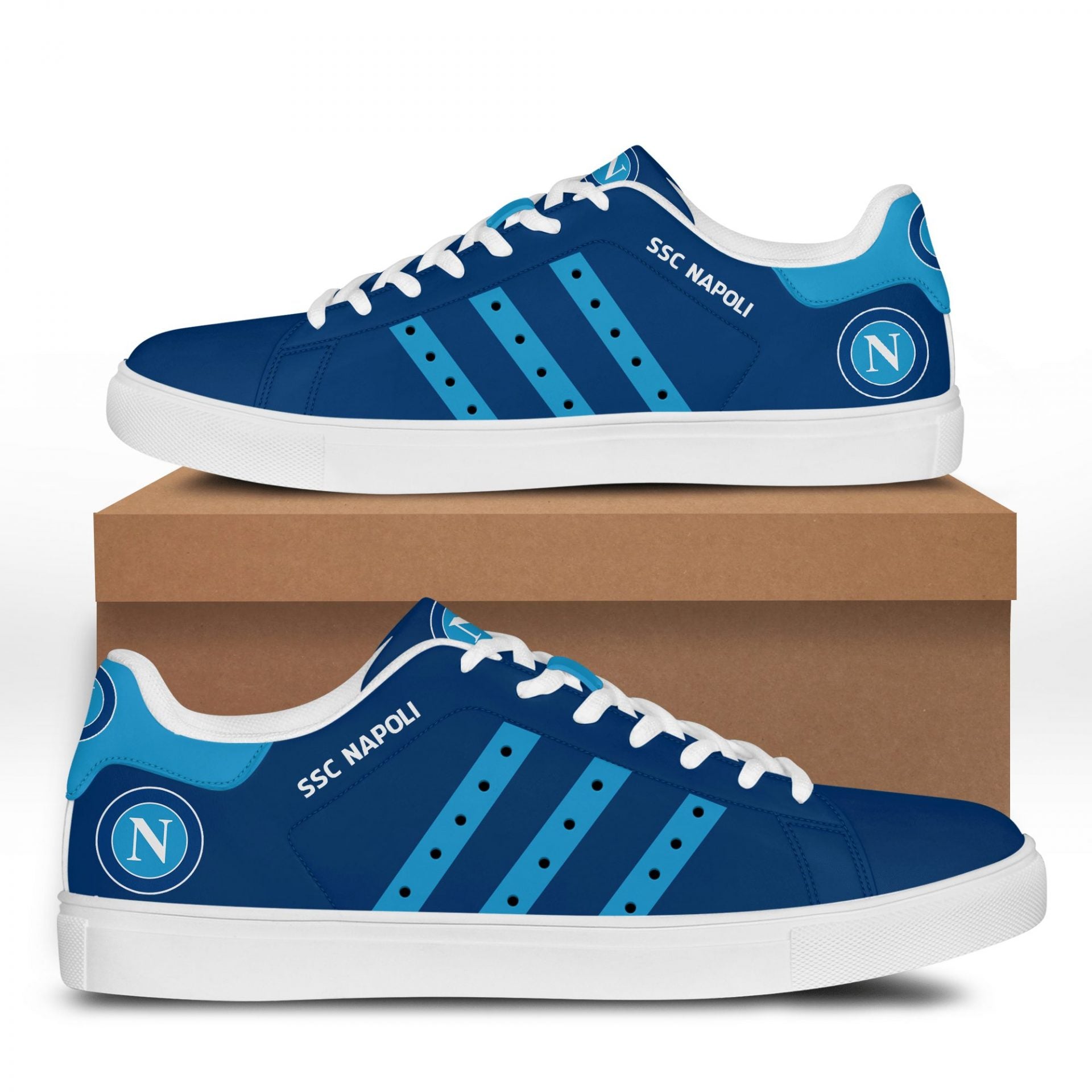 Ideafootwear SSC Napoli Skate Stan Shoes Sneakes For Men And Women