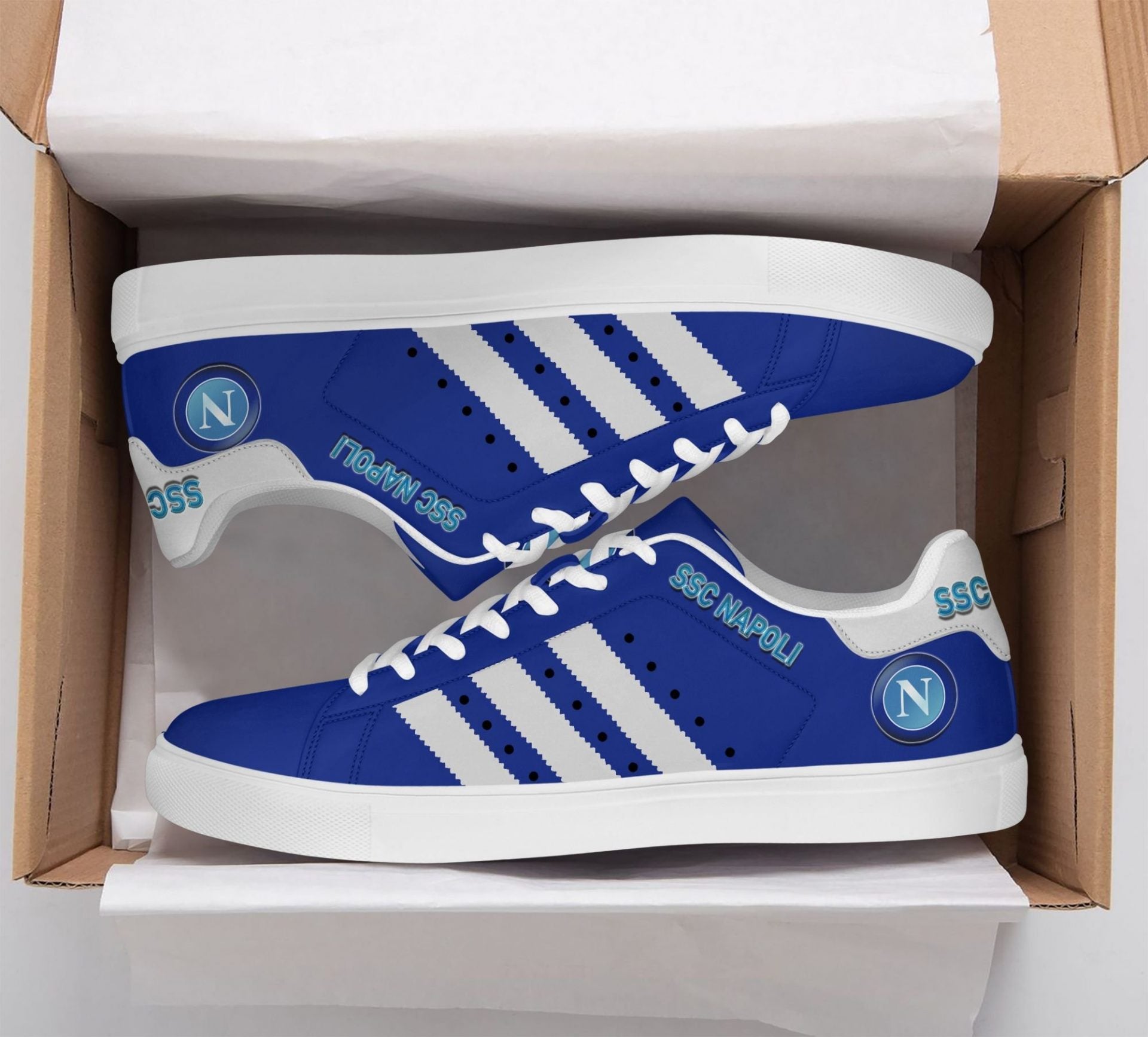 Ideafootwear SSC Napoli Skate Stan Shoes Sneakes For Men And Women