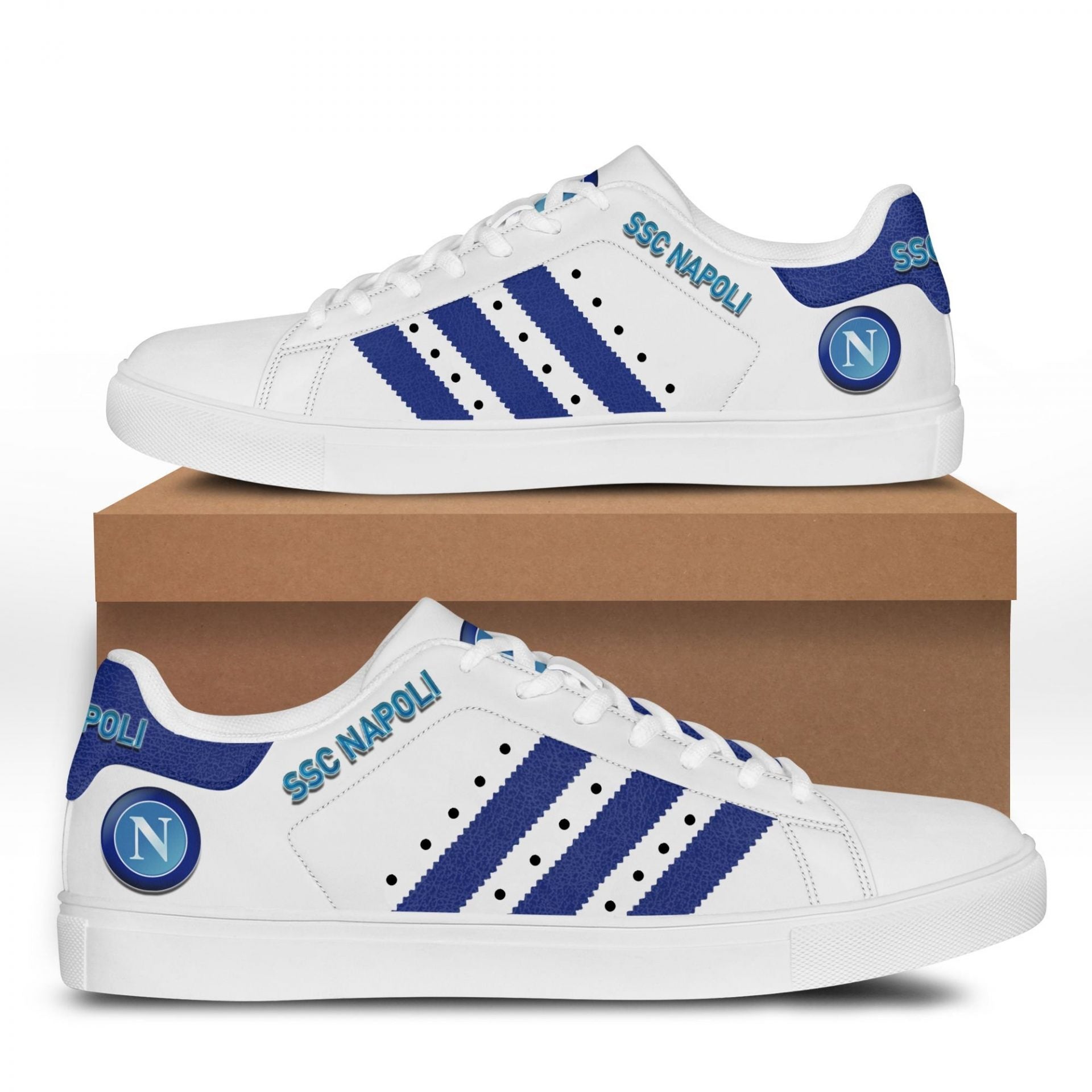 Ideafootwear SSC Napoli Skate Stan Shoes Sneakes For Men And Women