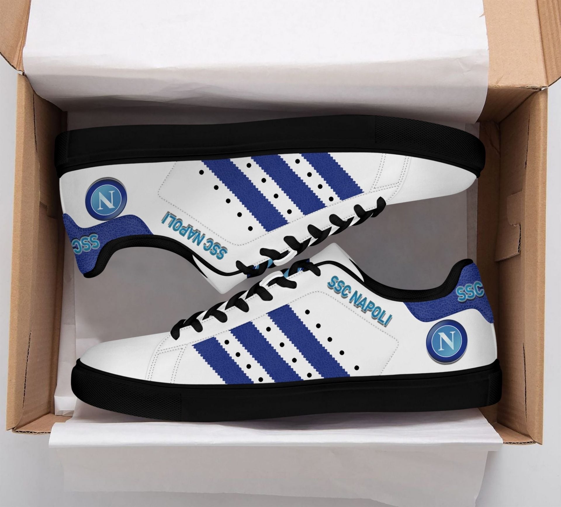 Ideafootwear SSC Napoli Skate Stan Shoes Sneakes For Men And Women