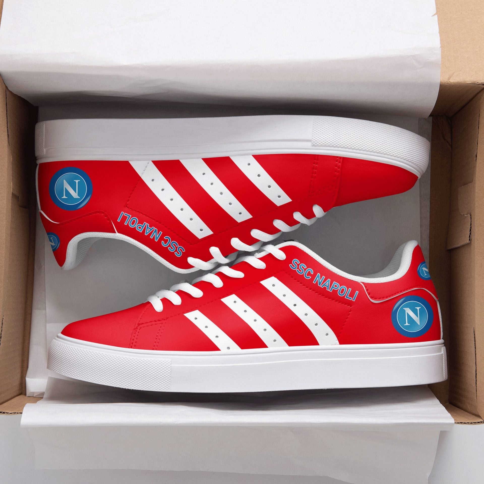 Ideafootwear SSC Napoli Skate Stan Shoes Sneakes For Men And Women