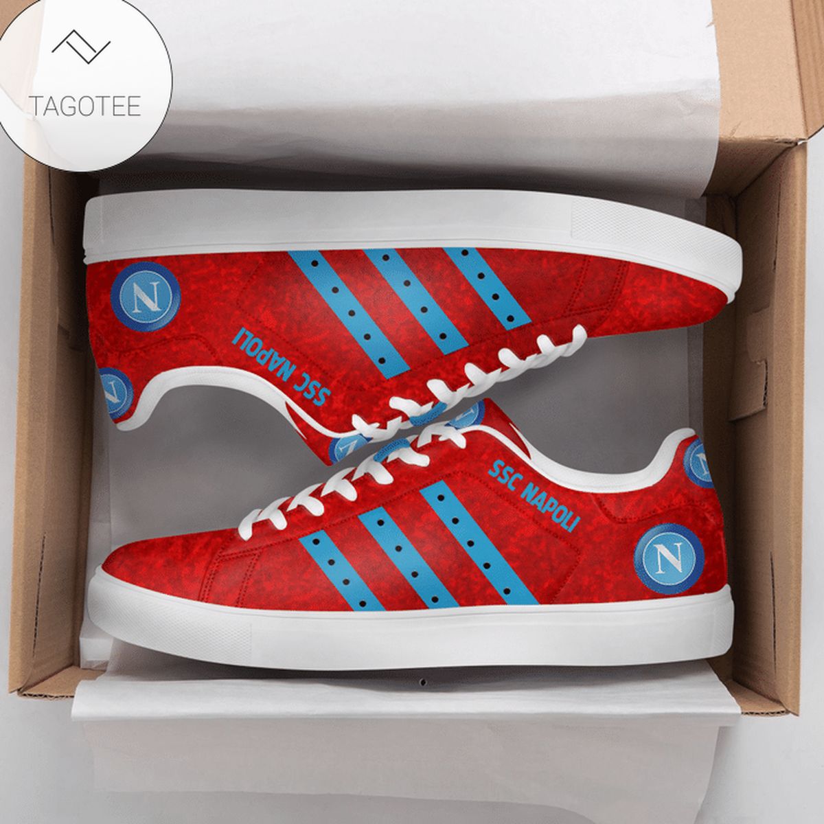 Ideafootwear SSC Napoli Skate Stan Shoes Sneakes For Men And Women
