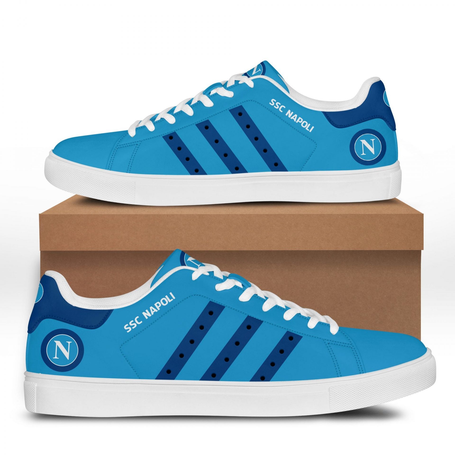 Ideafootwear SSC Napoli Skate Stan Shoes Sneakes For Men And Women