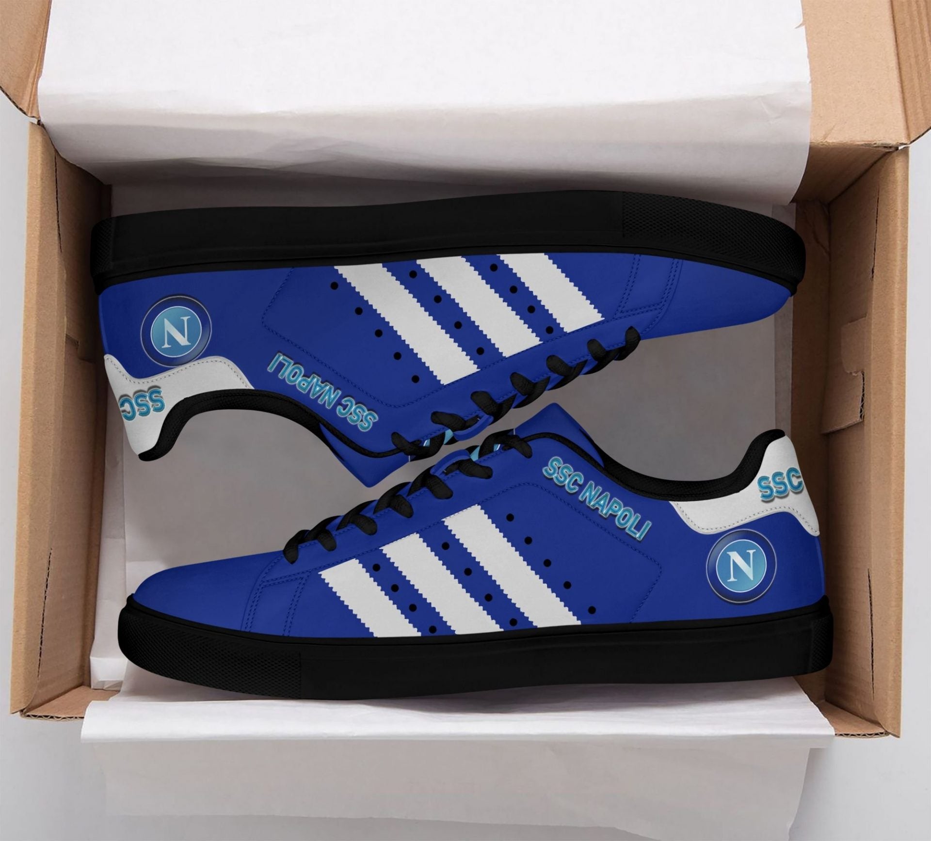 Ideafootwear SSC Napoli Skate Stan Shoes Sneakes For Men And Women
