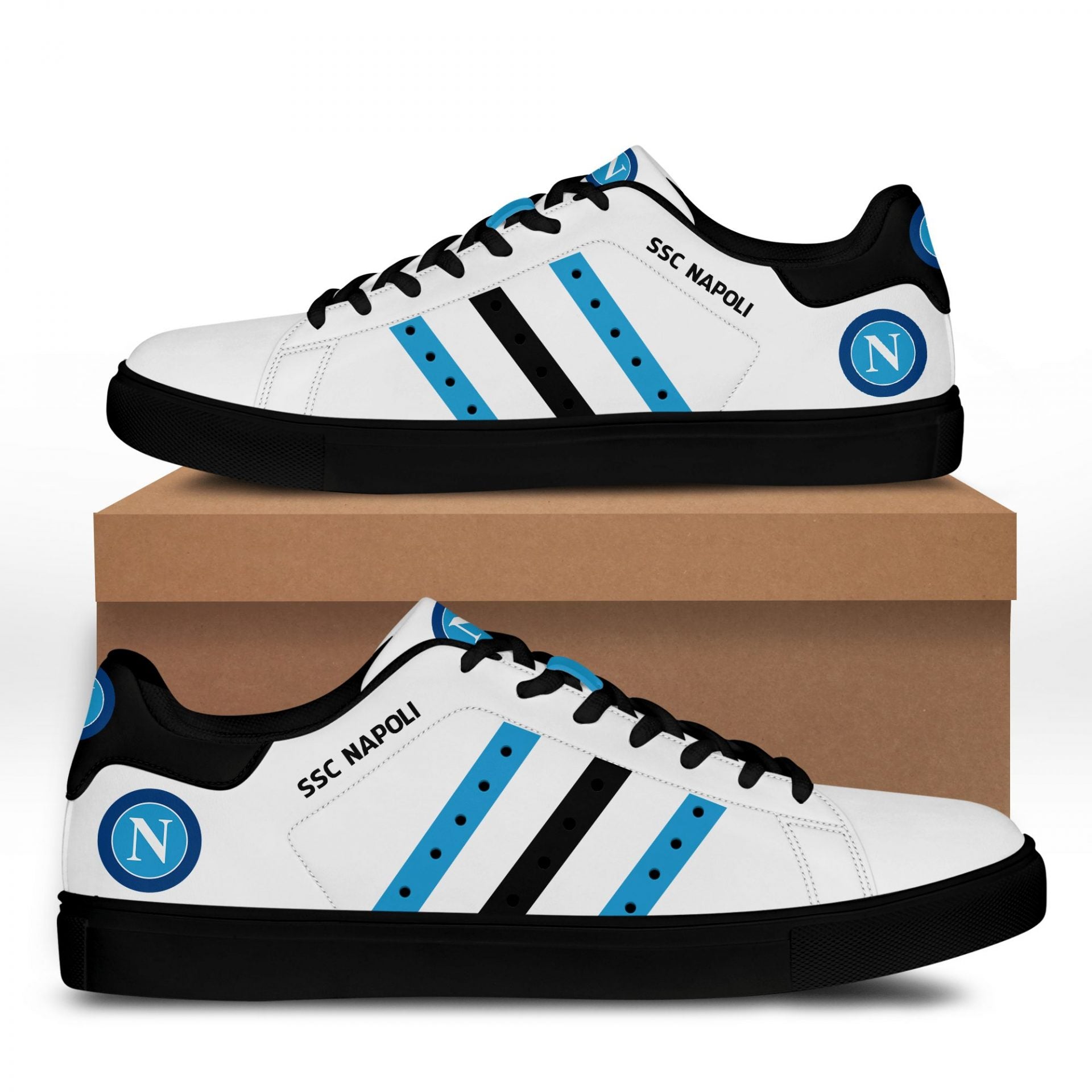 Ideafootwear SSC Napoli Skate Stan Shoes Sneakes For Men And Women