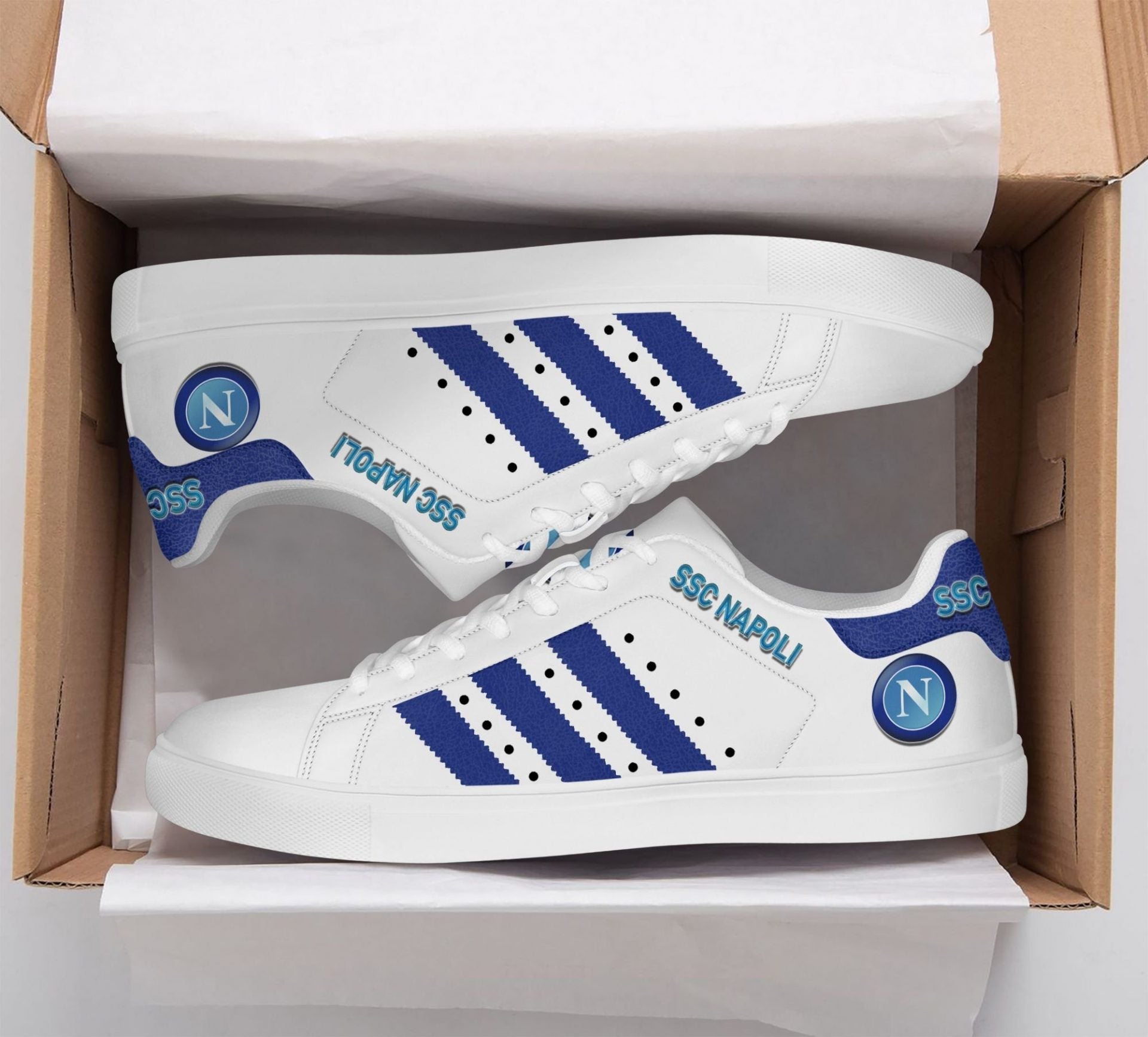 Ideafootwear SSC Napoli Skate Stan Shoes Sneakes For Men And Women