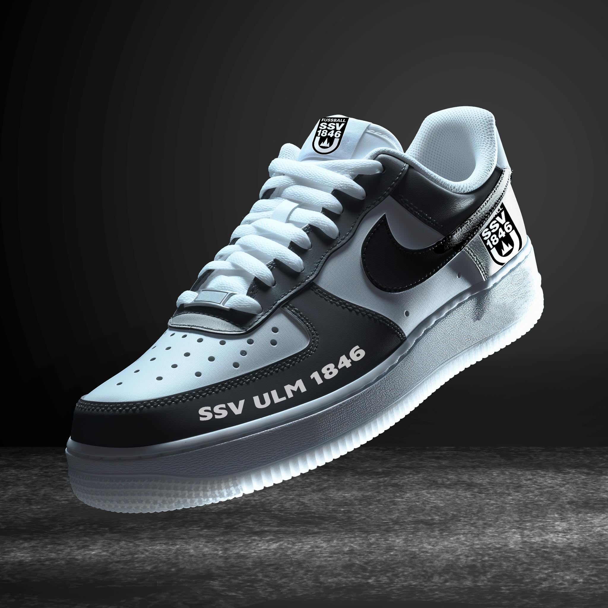 Ideafootwear SSV Ulm Bundesliga Air Low-Top Sneakers Shoes For Men And Women