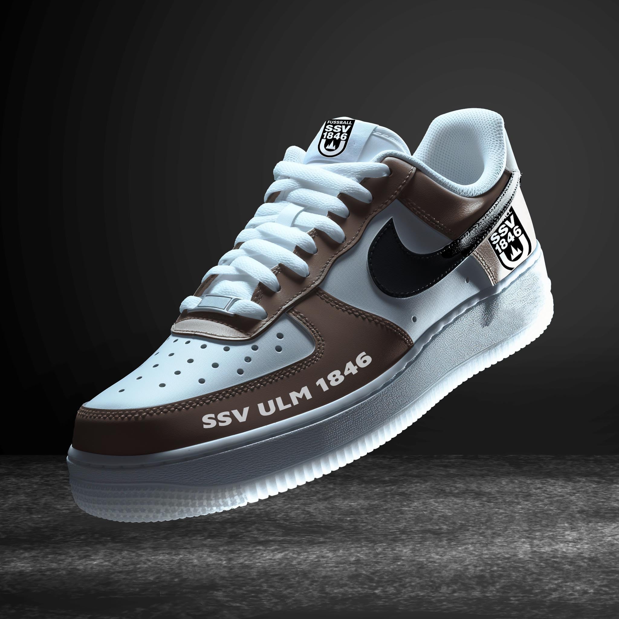 Ideafootwear SSV Ulm Bundesliga Air Low-Top Sneakers Shoes For Men And Women