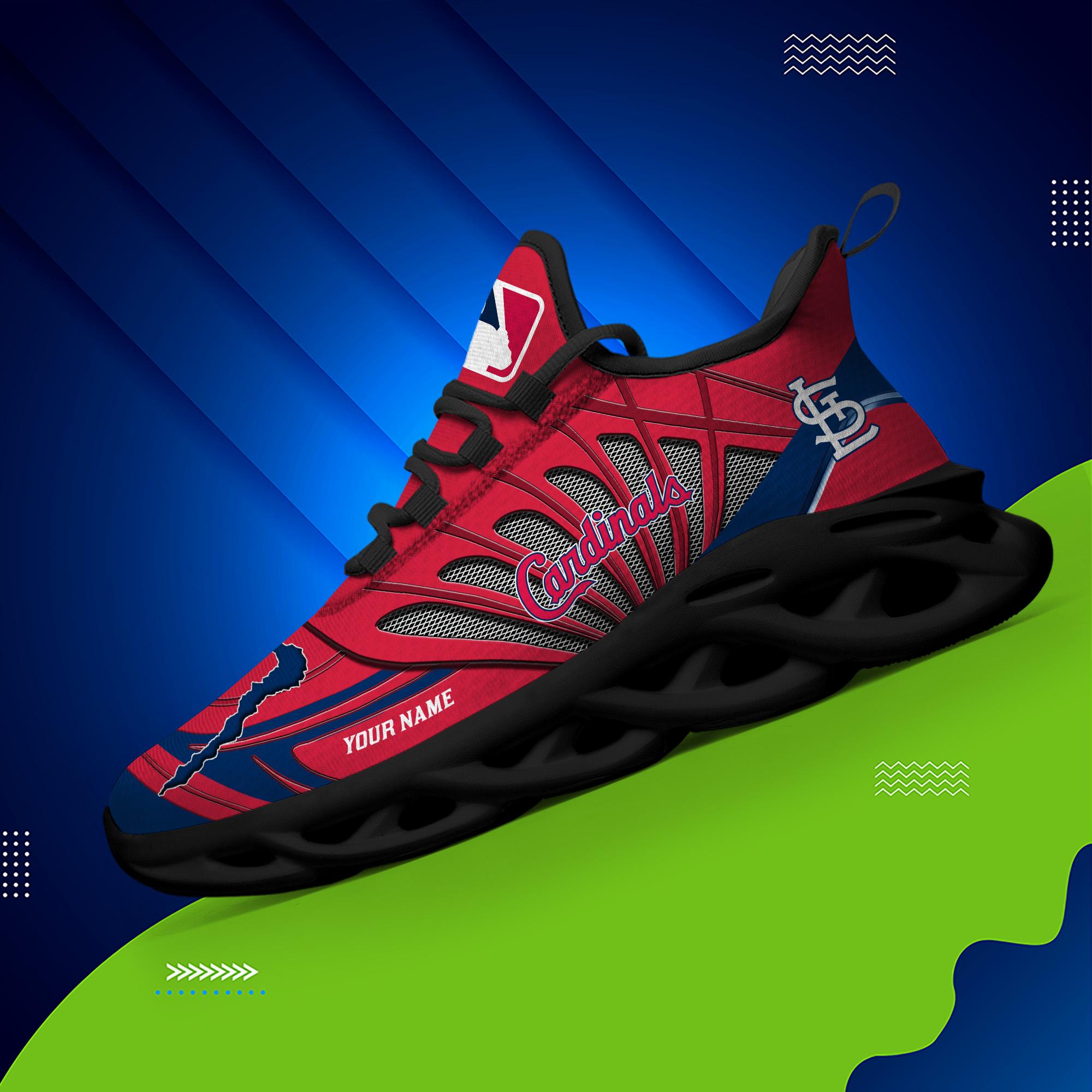 Ideafootwear St Louis Cardinals Max Soul Shoes Sneakers For Men And Women