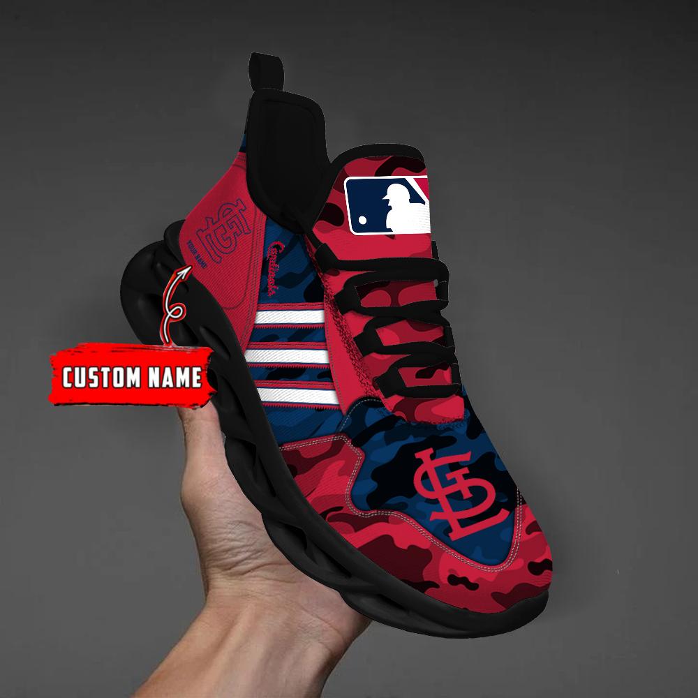Ideafootwear St Louis Cardinals Max Soul Shoes Sneakers For Men And Women