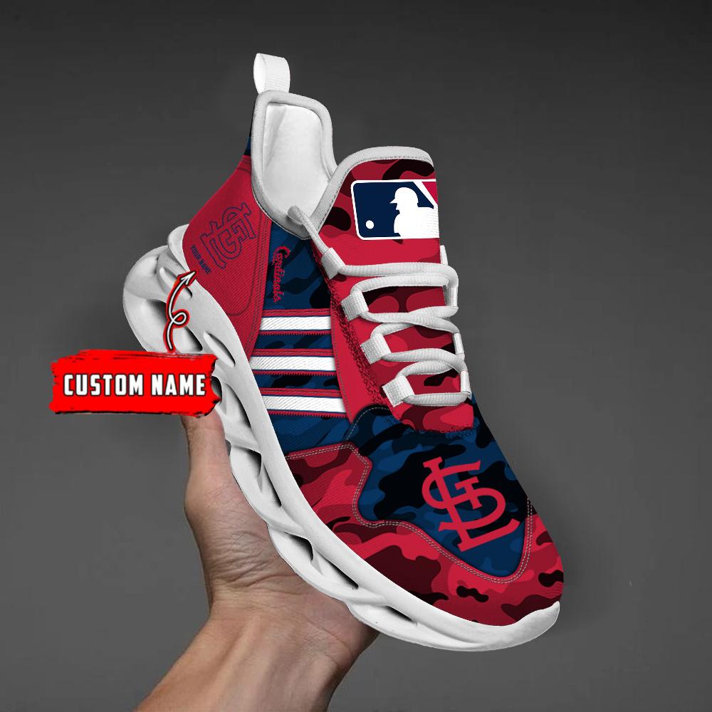 Ideafootwear St Louis Cardinals Max Soul Shoes Sneakers For Men And Women