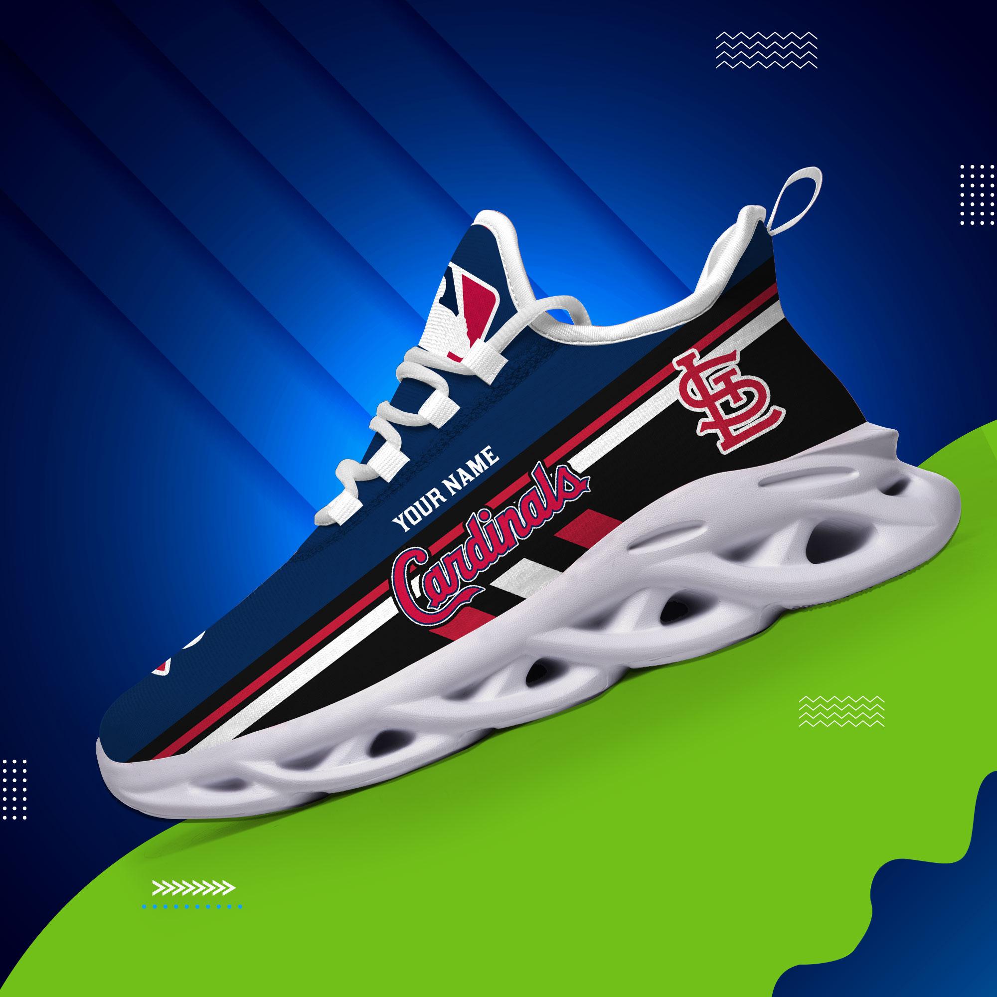 Ideafootwear St Louis Cardinals Max Soul Shoes Sneakers For Men And Women