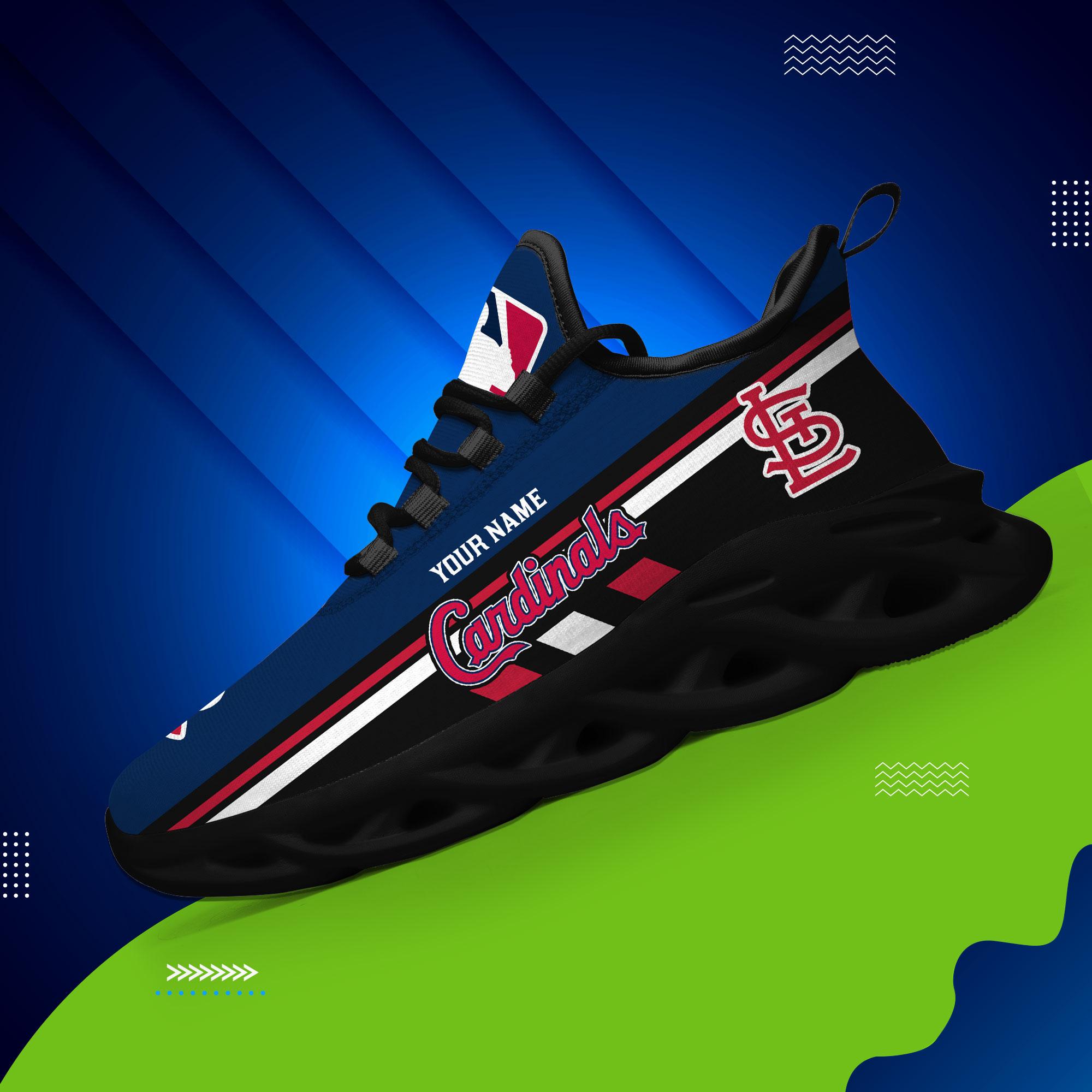 Ideafootwear St Louis Cardinals Max Soul Shoes Sneakers For Men And Women