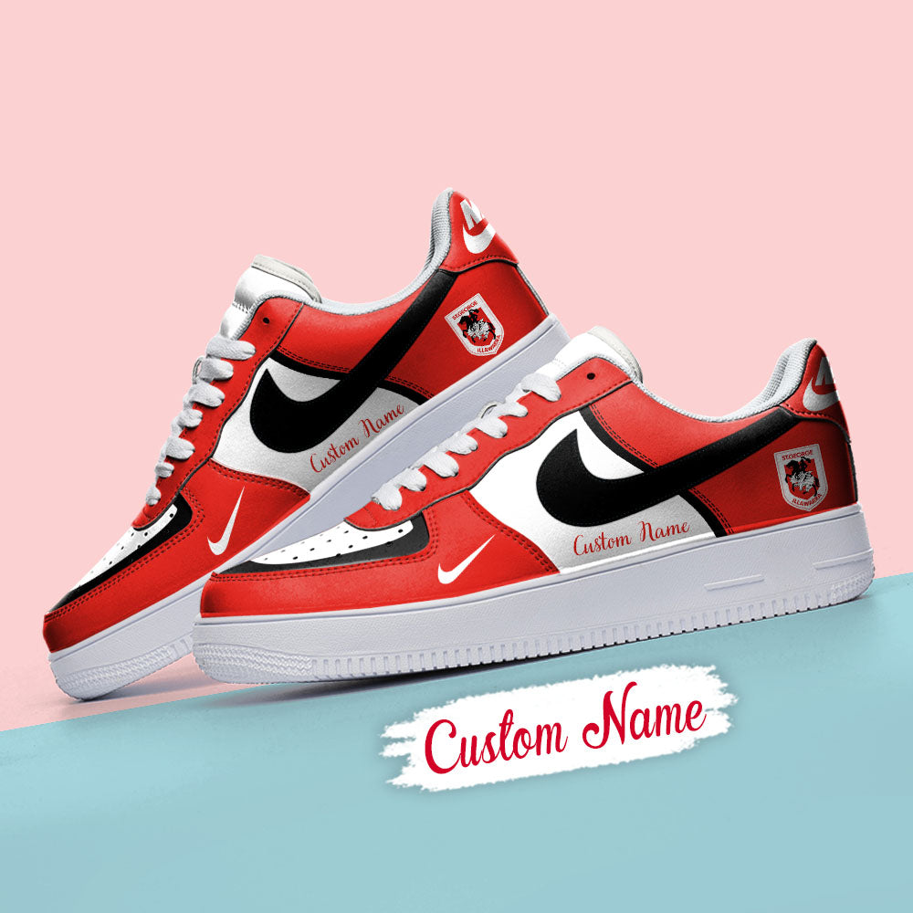 Ideafootwear St. George Illawarra Dragons Air Low-Top Sneakers Shoes For Men And Women