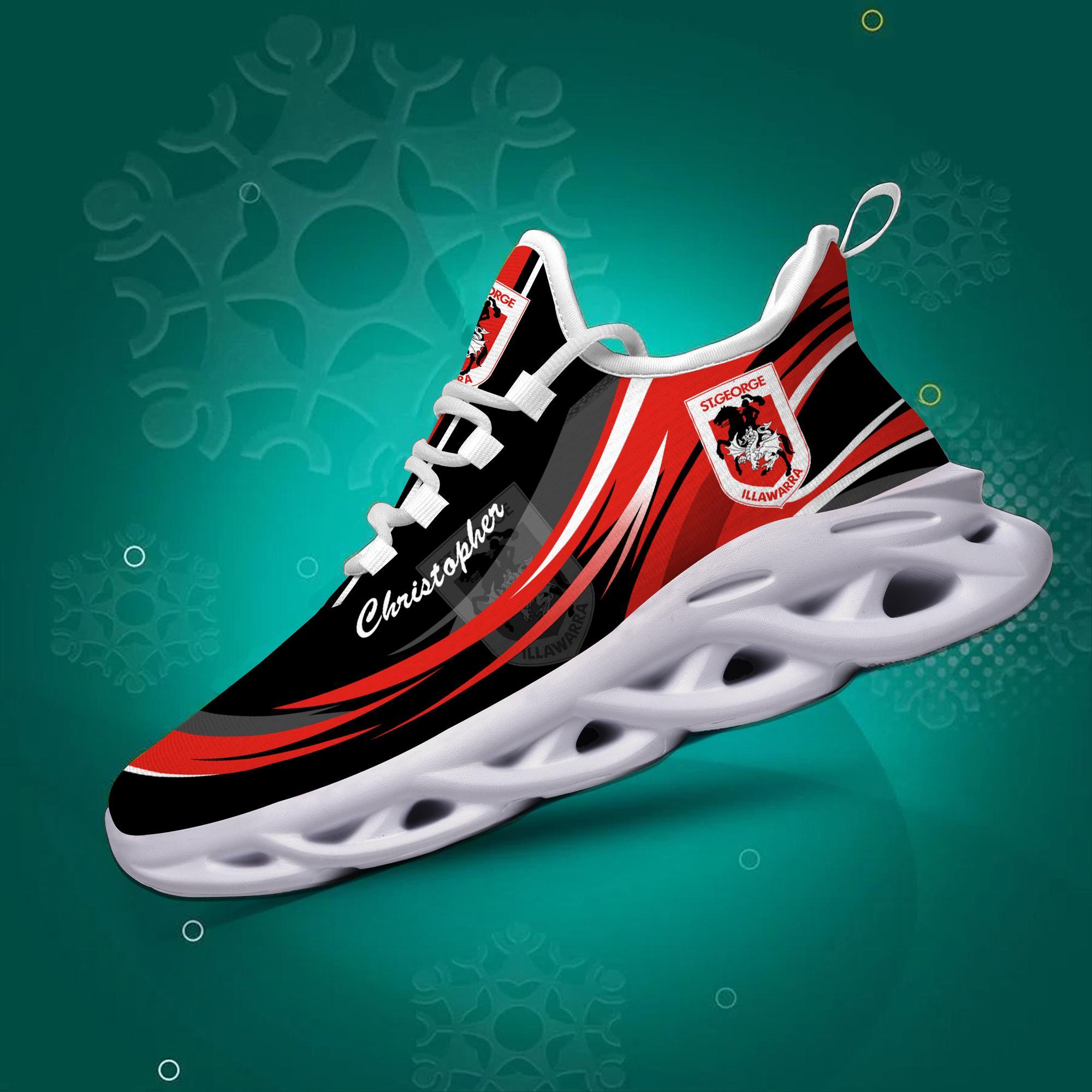 Ideafootwear St. George Illawarra Dragons Max Soul Shoes Sneakers For Men And Women