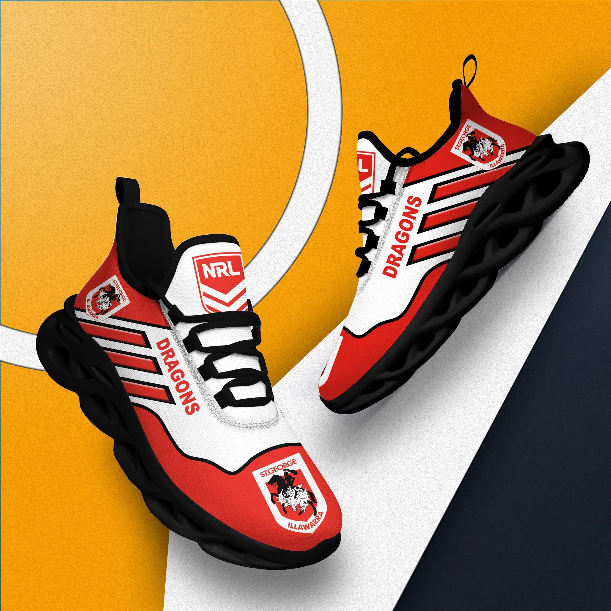 Ideafootwear St. George Illawarra Dragons Max Soul Shoes Sneakers For Men And Women