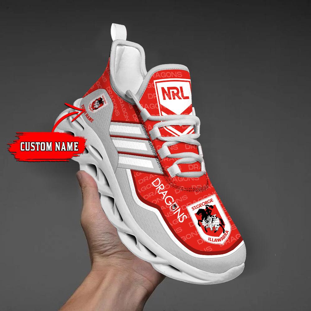 Ideafootwear St. George Illawarra Dragons Max Soul Shoes Sneakers For Men And Women