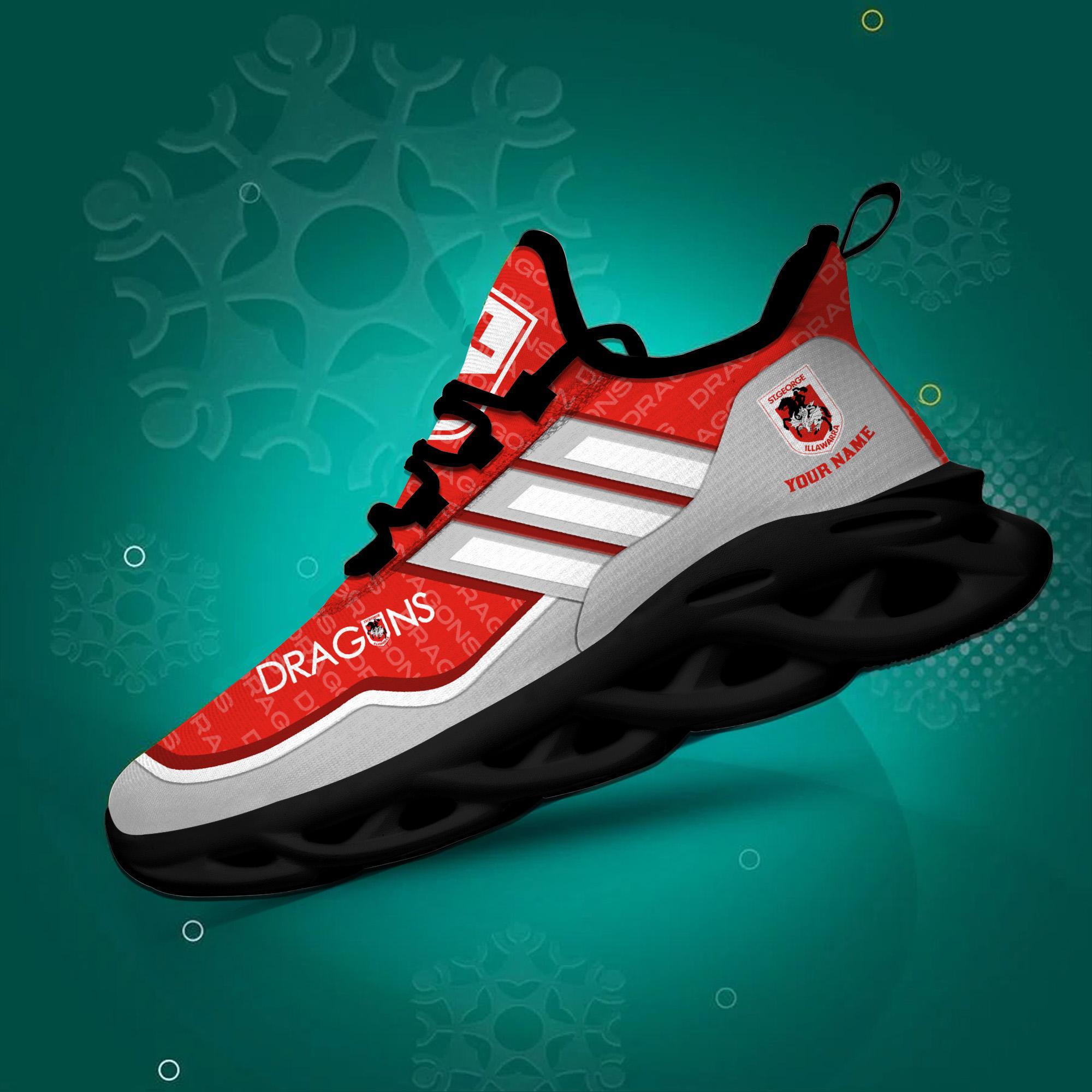 Ideafootwear St. George Illawarra Dragons Max Soul Shoes Sneakers For Men And Women