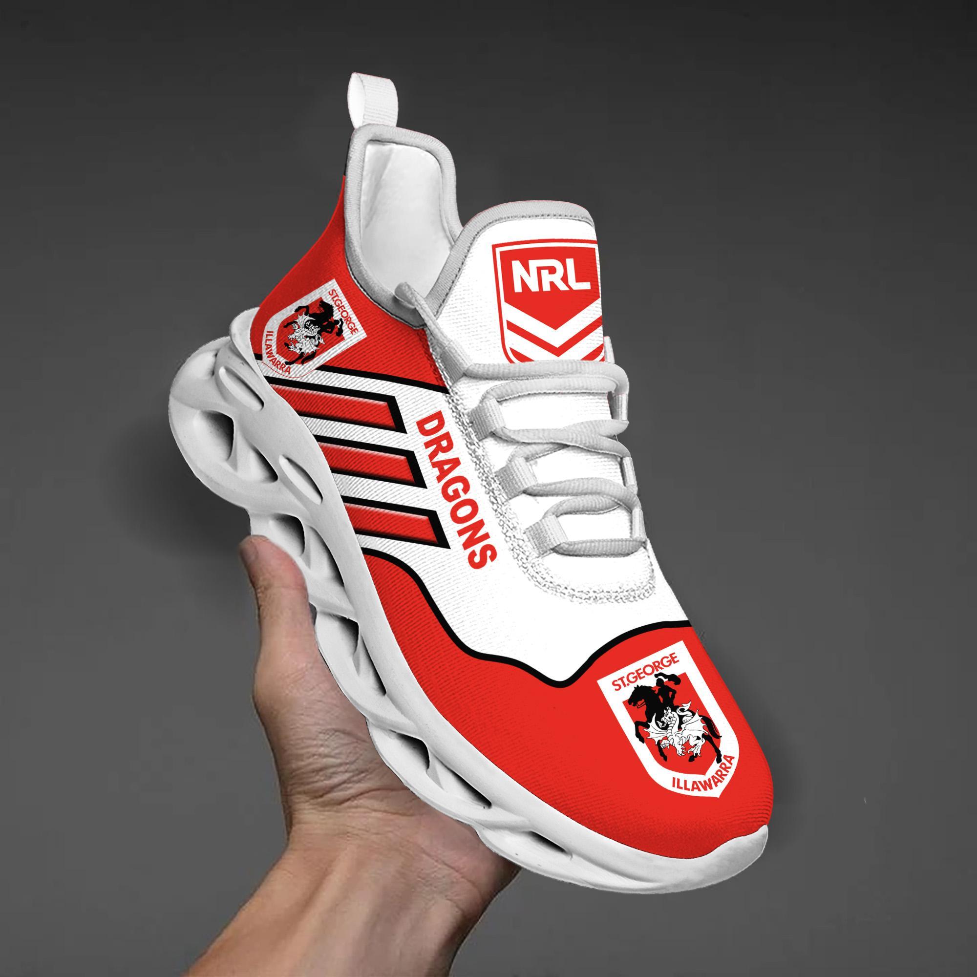 Ideafootwear St. George Illawarra Dragons Max Soul Shoes Sneakers For Men And Women