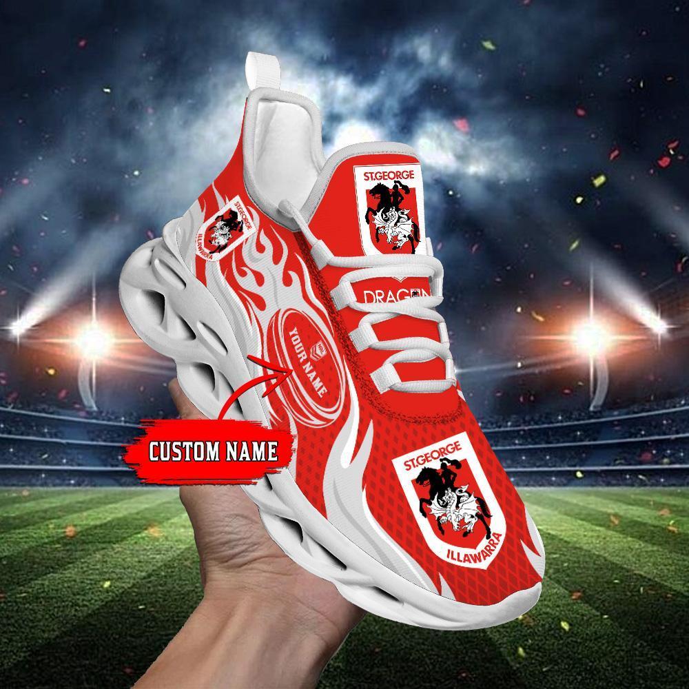Ideafootwear St. George Illawarra Dragons Max Soul Shoes Sneakers For Men And Women