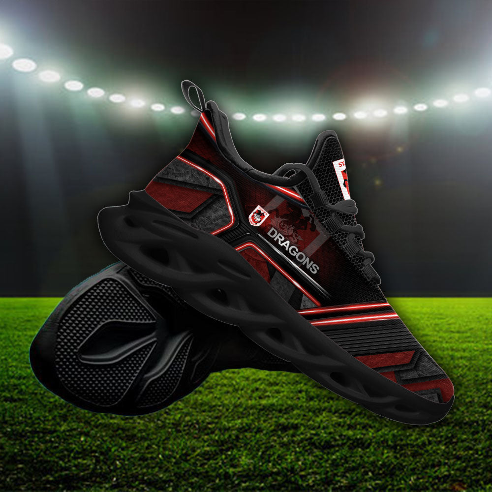 Ideafootwear St. George Illawarra Dragons NRL Max Soul Shoes Sneakers For Men And Women